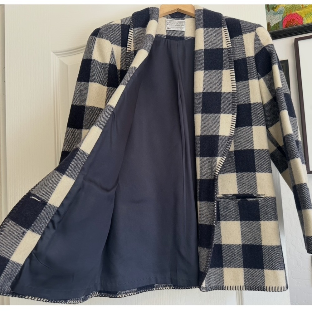 Vintage Pendleton Virgin Wool Buffalo Plaid Blazer. Size:10. Excellent condition - Picture 7 of 12